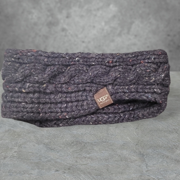 𝅺UGG Australia Chunky Wool Blend Knit Headwrap - Size OS - Picture 3 of 8